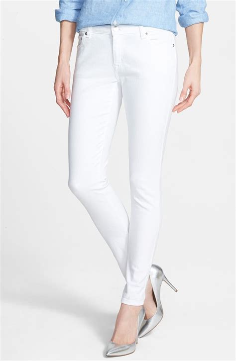 pantalon blanco michael kors|Michael Kors white jeans.